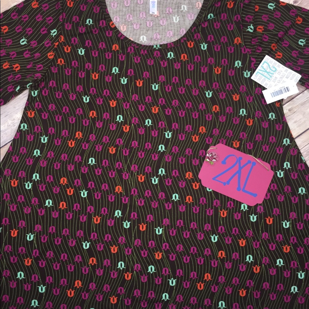 NWT LuLaRoe Perfect T 2XLarge Floral Print